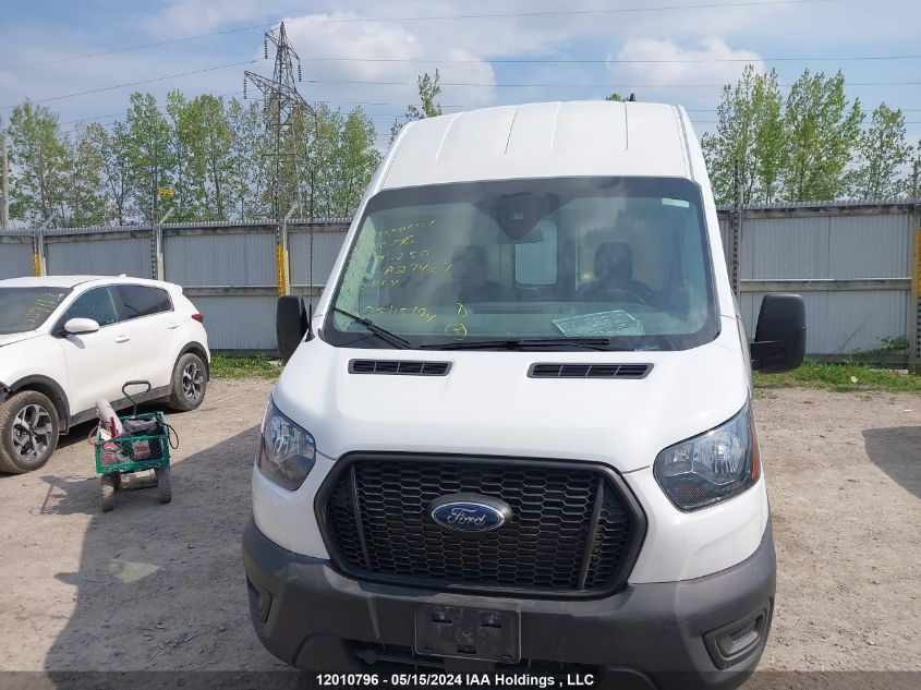 2021 Ford Transit T-250 VIN: 1FTBR3X82MKA27464 Lot: 12010796