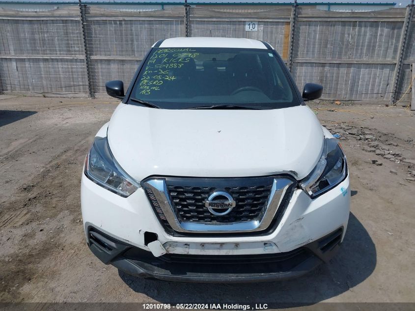 2019 Nissan Kicks S/Sr/Sv VIN: 3N1CP5CU0KL509888 Lot: 12010798