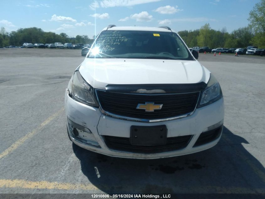 2014 Chevrolet Traverse VIN: 1GNKVFED5EJ351178 Lot: 12010806