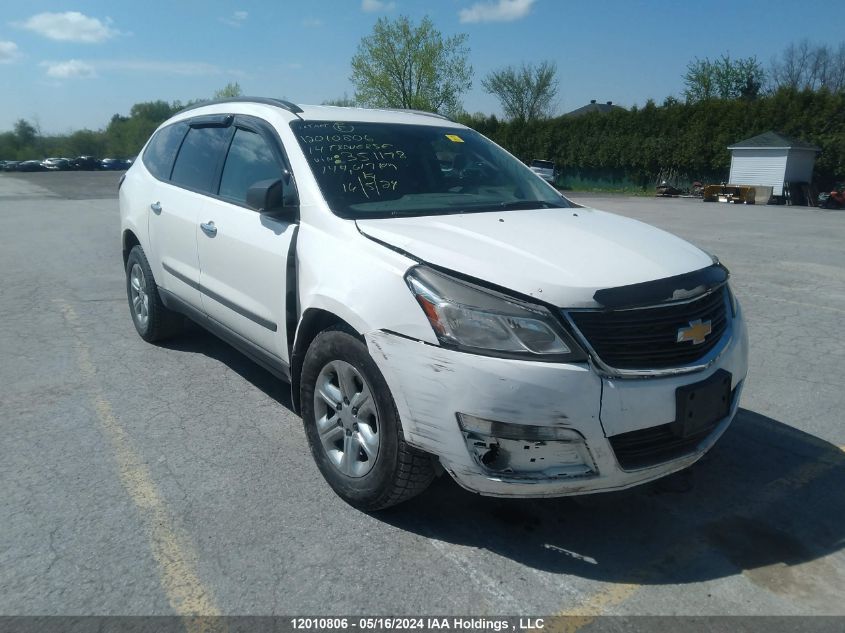 2014 Chevrolet Traverse VIN: 1GNKVFED5EJ351178 Lot: 12010806