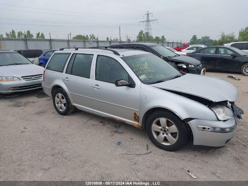 2004 Volkswagen Jetta Wagon VIN: WVWSR21JX4W107237 Lot: 12010809