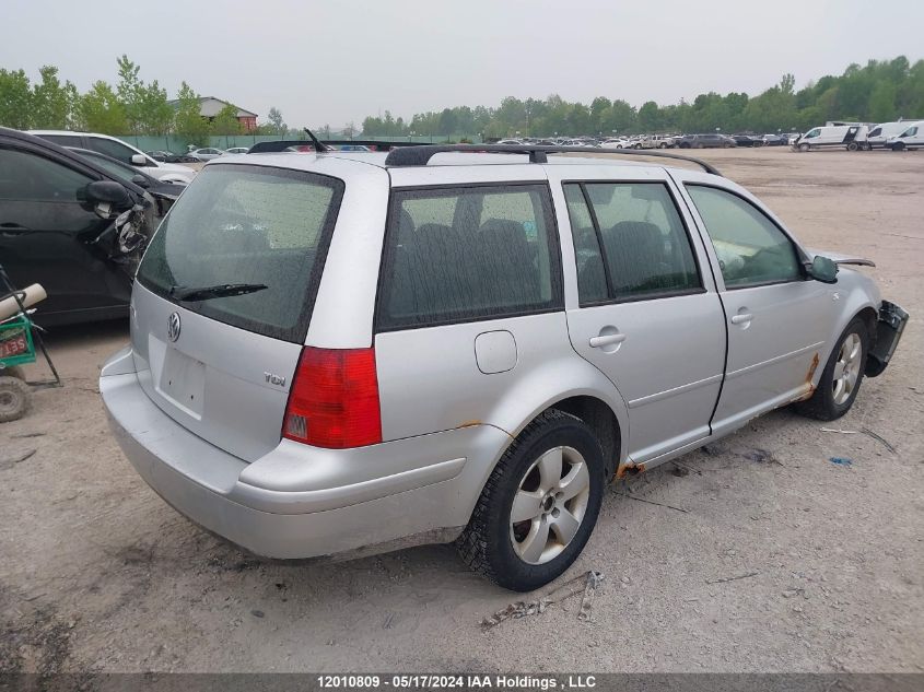 2004 Volkswagen Jetta Wagon VIN: WVWSR21JX4W107237 Lot: 12010809