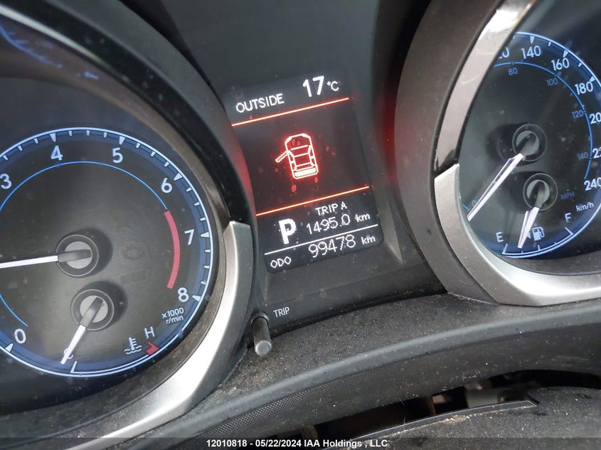 2014 Toyota Corolla Ce/Le/S VIN: 2T1BURHE5EC183815 Lot: 12010818