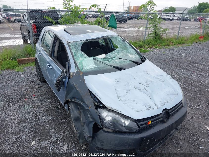 2010 Volkswagen Golf VIN: WVWCA7AJ2AW275054 Lot: 12010832
