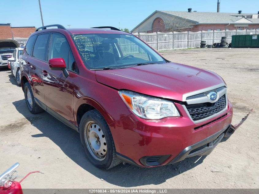 2016 Subaru Forester VIN: JF2SJCBC6GH527617 Lot: 12010834