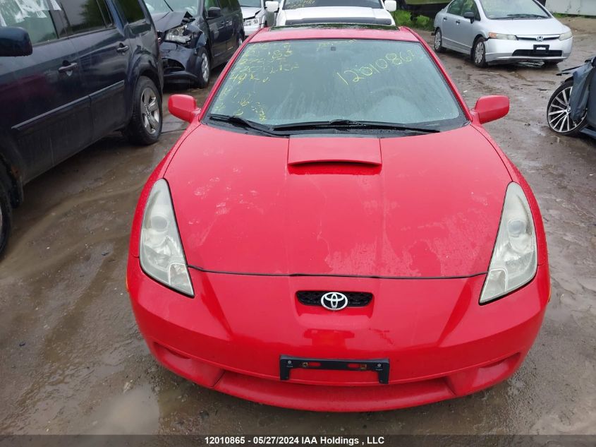 2002 Toyota Celica Gt VIN: JTDDR32T720127427 Lot: 12010865