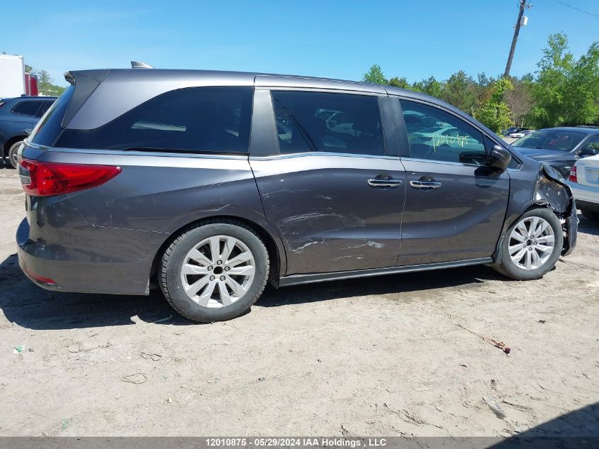 2020 Honda Odyssey VIN: 5FNRL6H43LB500653 Lot: 12010875