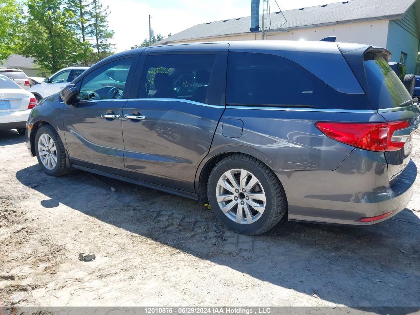 2020 Honda Odyssey VIN: 5FNRL6H43LB500653 Lot: 12010875