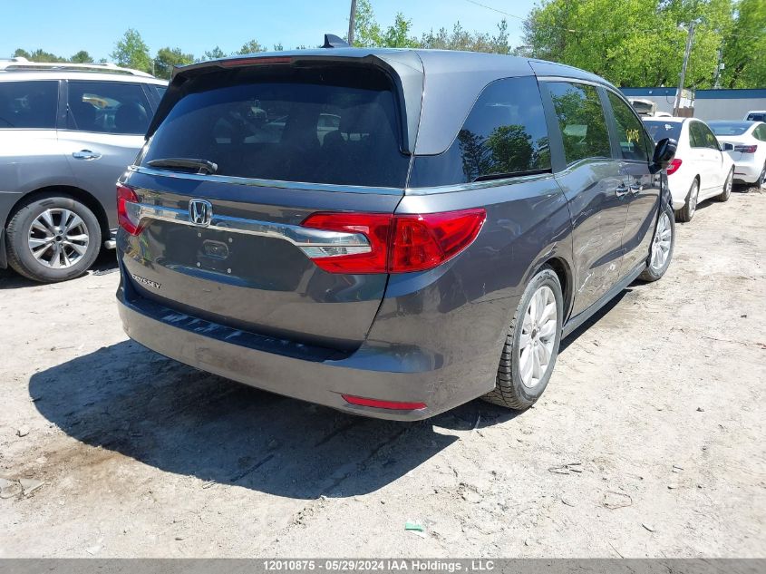 2020 Honda Odyssey VIN: 5FNRL6H43LB500653 Lot: 12010875