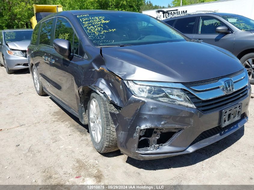 2020 Honda Odyssey VIN: 5FNRL6H43LB500653 Lot: 12010875