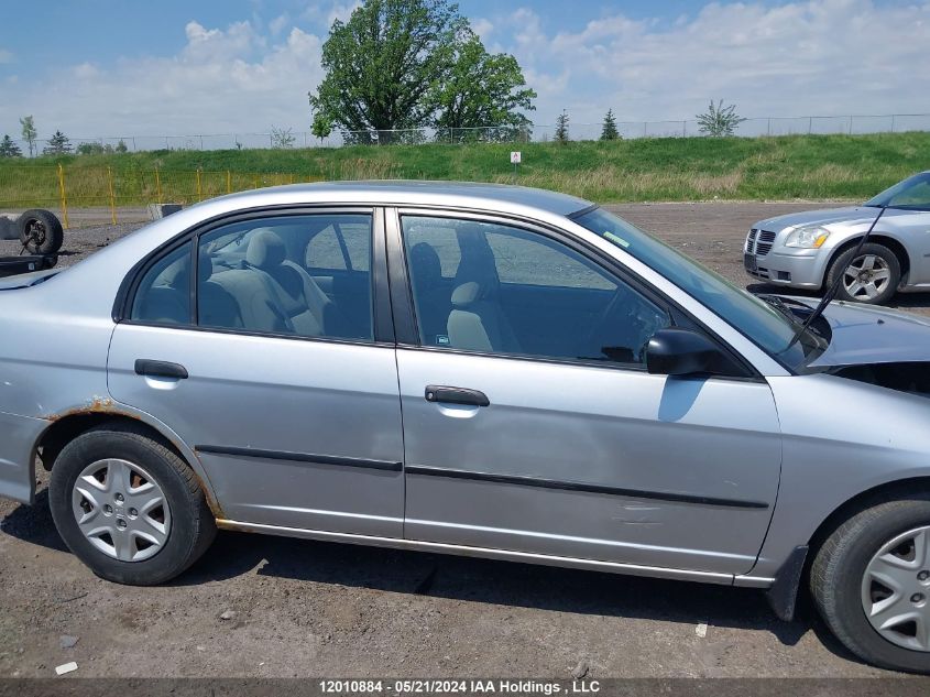 2005 Honda Civic Sdn VIN: 2HGES16195H001044 Lot: 12010884