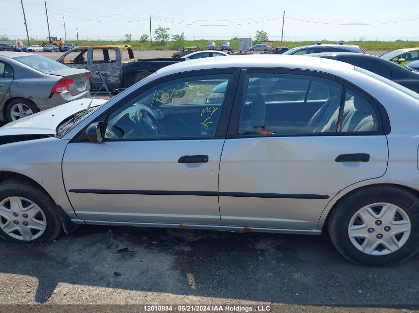 2005 Honda Civic Sdn VIN: 2HGES16195H001044 Lot: 12010884