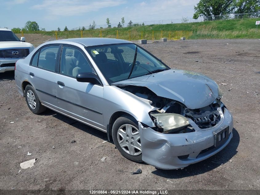 2005 Honda Civic Sdn VIN: 2HGES16195H001044 Lot: 12010884