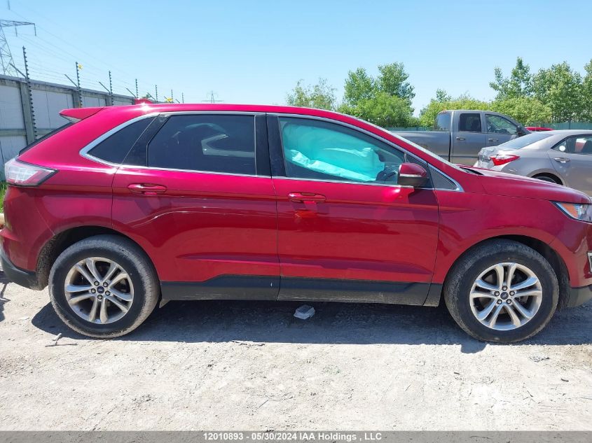 2017 Ford Edge Sel VIN: 2FMPK3J95HBB65765 Lot: 12010893