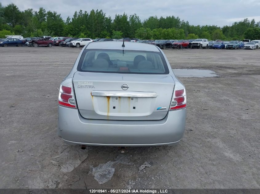 2010 Nissan Sentra VIN: 3N1AB6AP0AL608380 Lot: 12010941