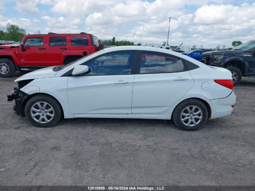 2014 Hyundai Accent VIN: KMHCT4AE0EU606819 Lot: 12010959