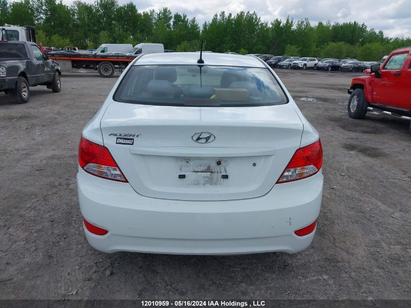 2014 Hyundai Accent VIN: KMHCT4AE0EU606819 Lot: 12010959