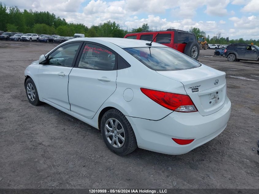 2014 Hyundai Accent VIN: KMHCT4AE0EU606819 Lot: 12010959