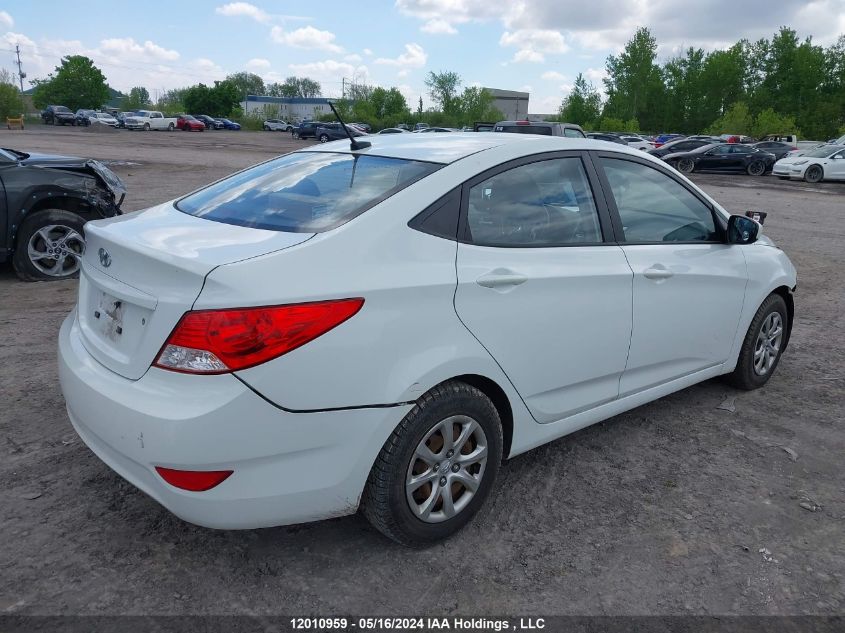 2014 Hyundai Accent VIN: KMHCT4AE0EU606819 Lot: 12010959