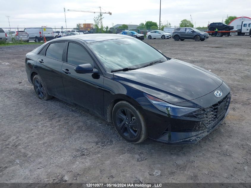 2022 Hyundai Elantra Preferred Ivt With Sun And Tech Package VIN: KMHLM4AGXNU359971 Lot: 12010977