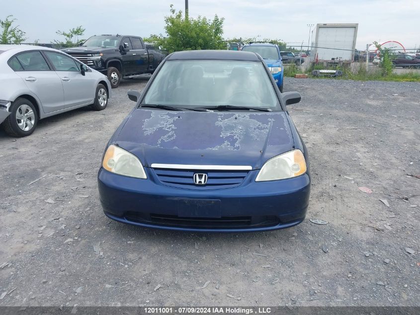 2003 Honda Civic Sdn VIN: 2HGES16453H946547 Lot: 12011001
