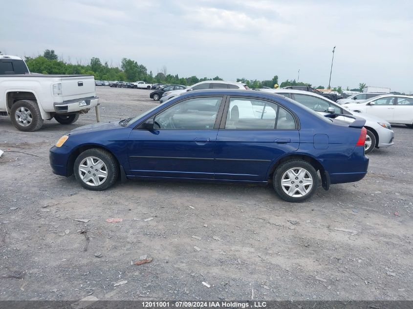 2003 Honda Civic Sdn VIN: 2HGES16453H946547 Lot: 12011001
