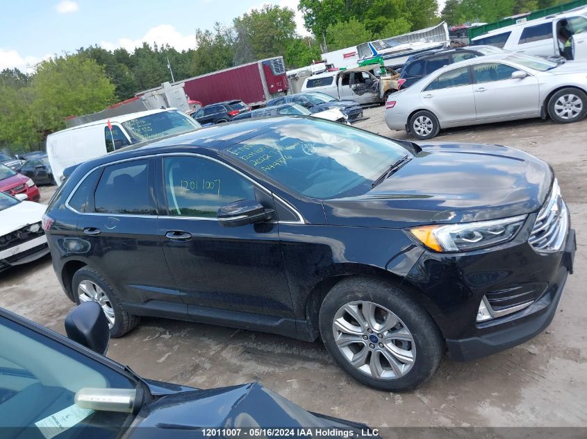2022 Ford Edge Titanium VIN: 2FMPK4K91NBA44876 Lot: 12011007