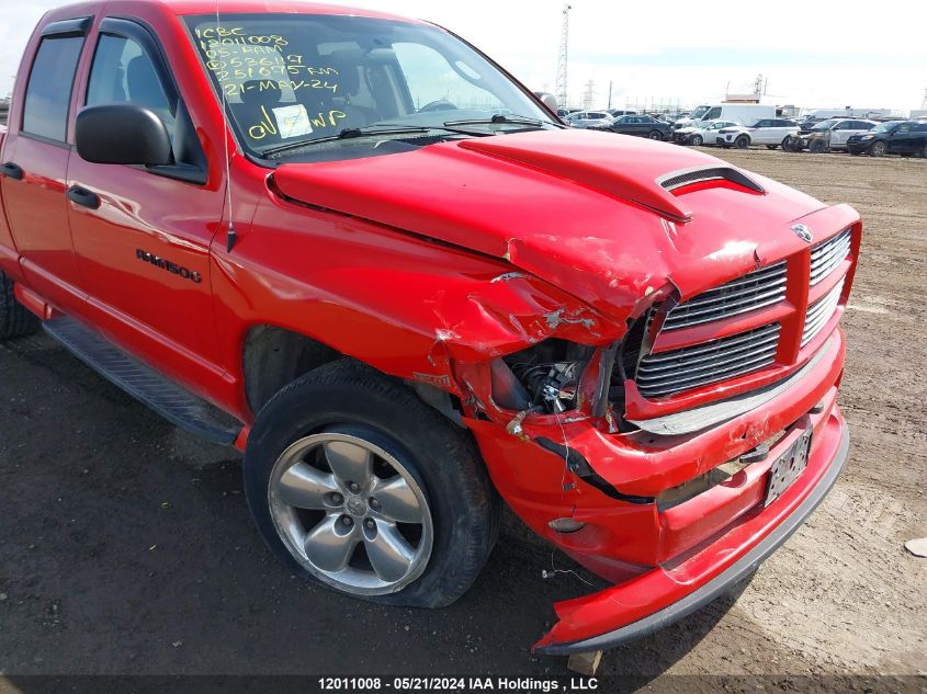 2005 Dodge Ram 1500 St/Slt VIN: 1D7HU18D95J536117 Lot: 12011008
