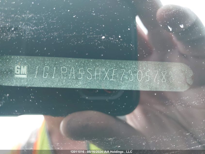 2014 Chevrolet Cruze VIN: 1G1PA5SHXE7305783 Lot: 12011016