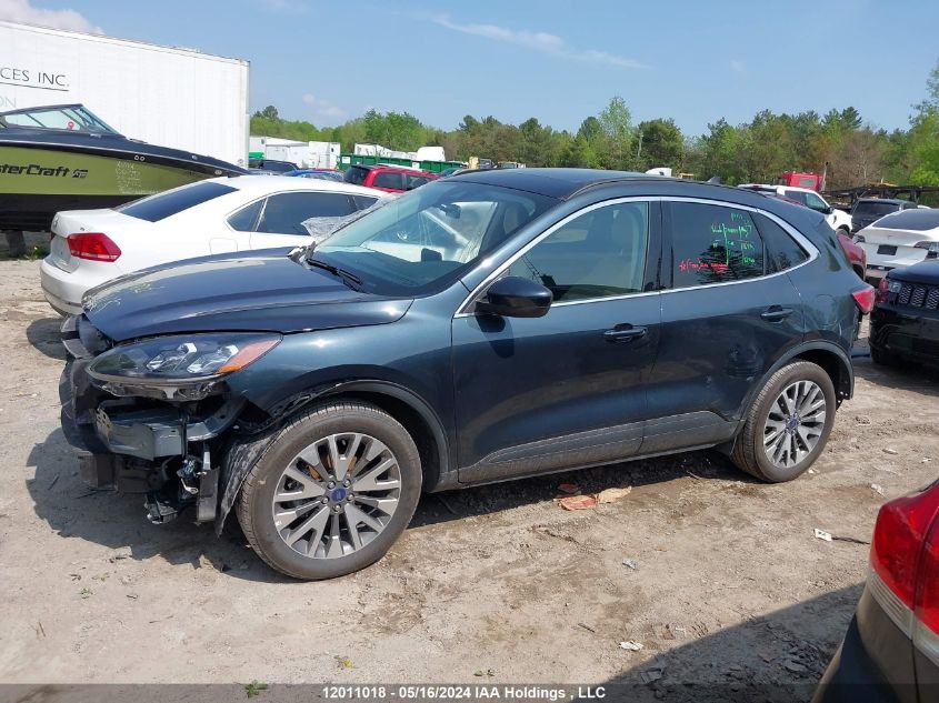 2022 Ford Escape Titanium Hybrid VIN: 1FMCU9DZ1NUB27883 Lot: 12011018