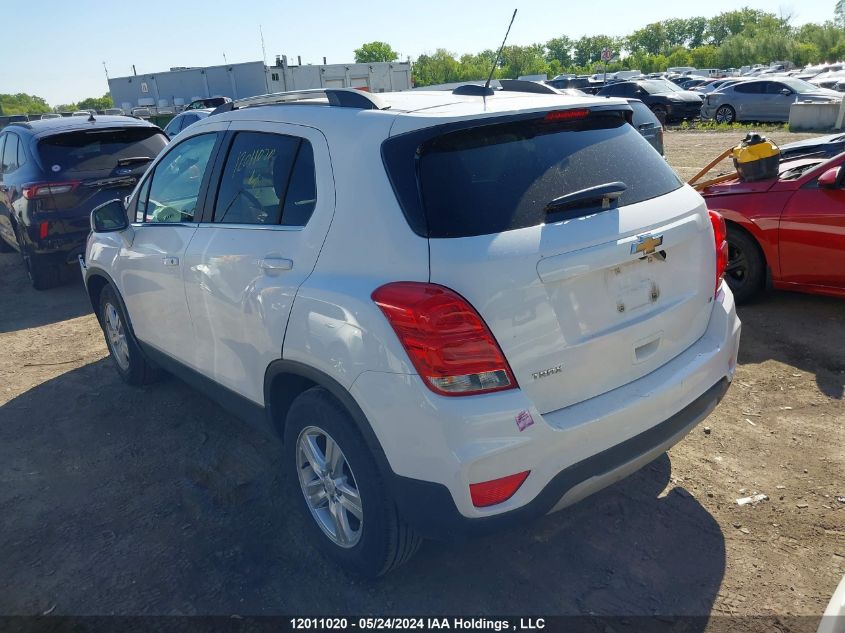 2019 Chevrolet Trax VIN: 3GNCJLSB7KL378159 Lot: 12011020