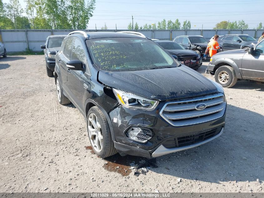 2018 Ford Escape Titanium VIN: 1FMCU9J94JUC39298 Lot: 12011029