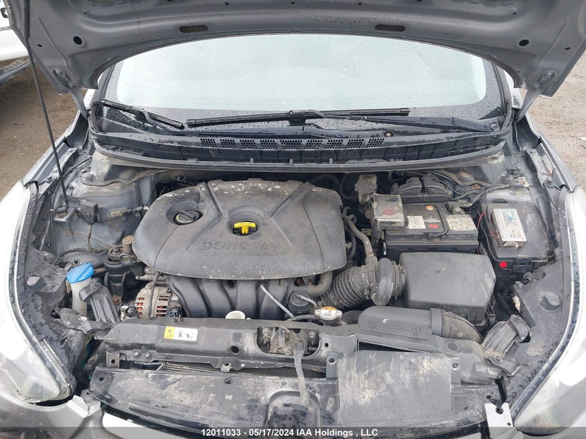 2014 Hyundai Elantra Gl VIN: 5NPDH4AE1EH487540 Lot: 12011033