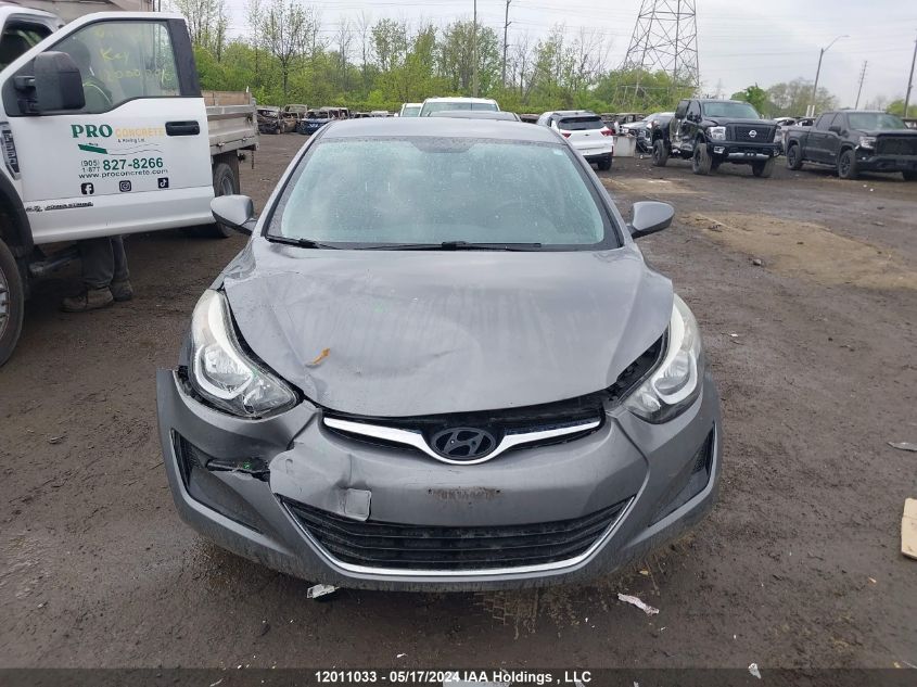 2014 Hyundai Elantra Gl VIN: 5NPDH4AE1EH487540 Lot: 12011033