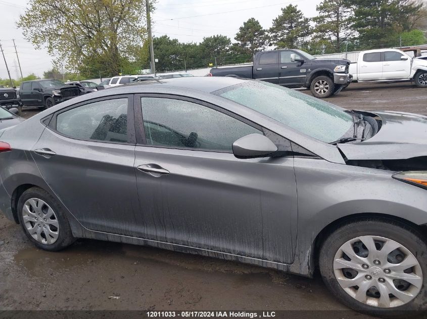 2014 Hyundai Elantra Gl VIN: 5NPDH4AE1EH487540 Lot: 12011033