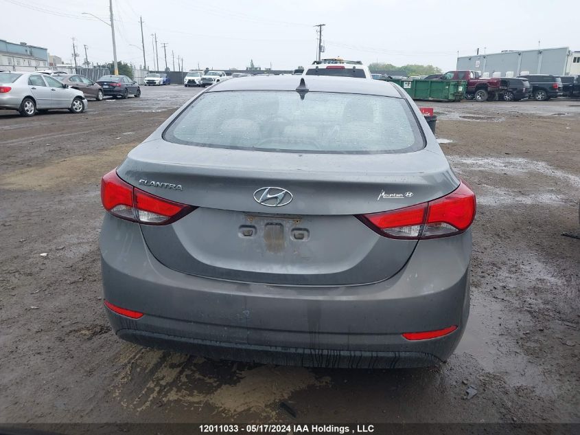 2014 Hyundai Elantra Gl VIN: 5NPDH4AE1EH487540 Lot: 12011033