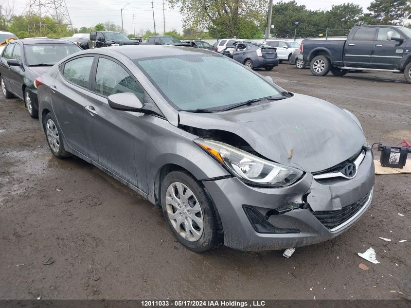 2014 Hyundai Elantra Gl VIN: 5NPDH4AE1EH487540 Lot: 12011033