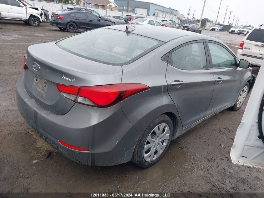 2014 Hyundai Elantra Gl VIN: 5NPDH4AE1EH487540 Lot: 12011033