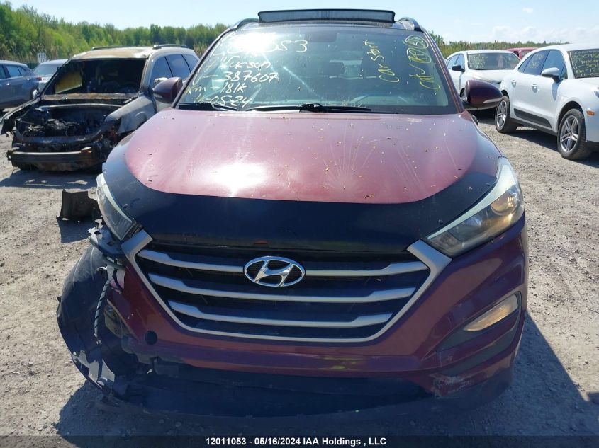 2017 Hyundai Tucson Luxury VIN: KM8J3CA4XHU387607 Lot: 12011053