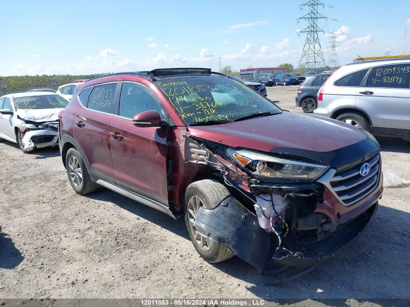 2017 Hyundai Tucson Luxury VIN: KM8J3CA4XHU387607 Lot: 12011053