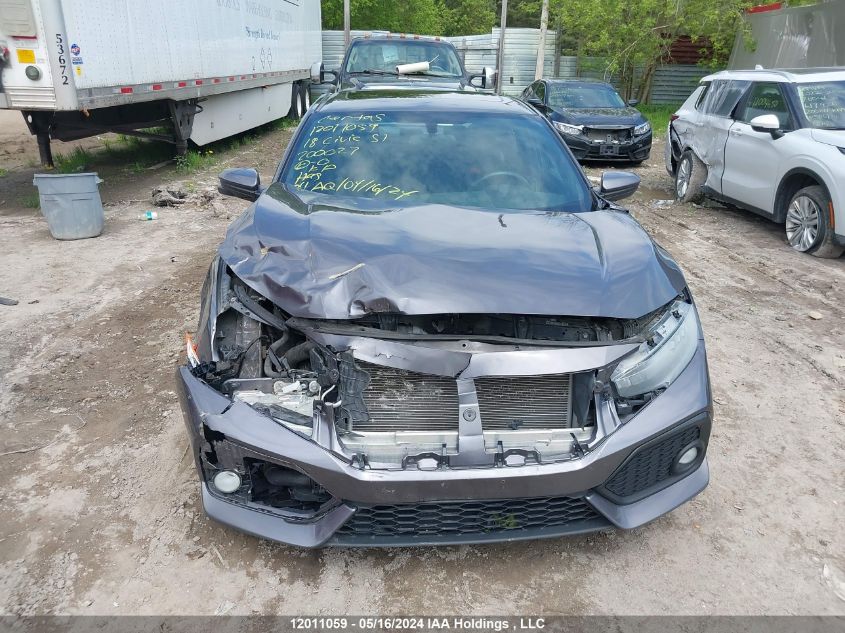 2018 Honda Civic Si Si VIN: 2HGFC1E57JH200027 Lot: 12011059