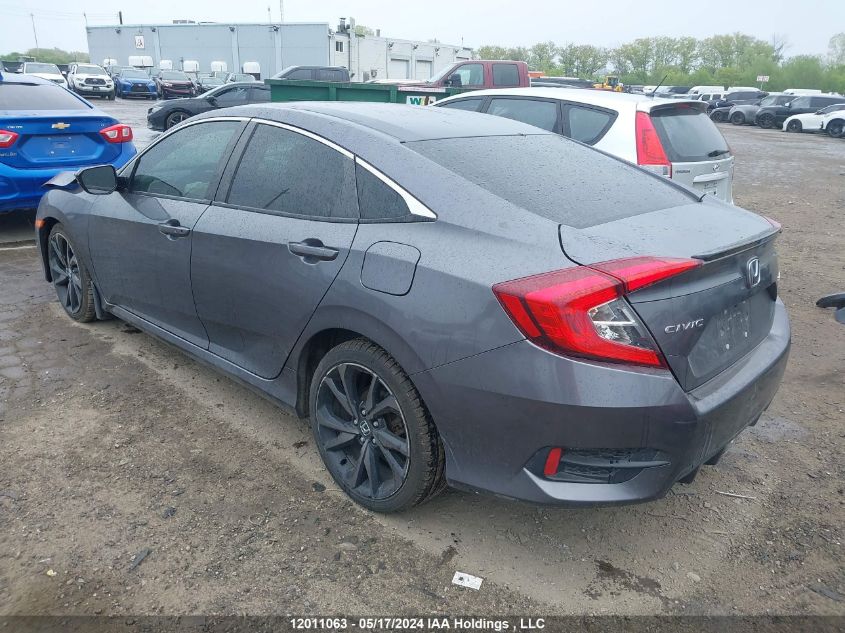 2019 Honda Civic Sport VIN: 2HGFC2F87KH017257 Lot: 12011063