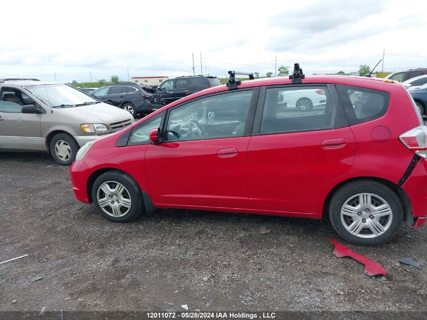2013 Honda Fit VIN: LUCGE8H5XD3000280 Lot: 12011072
