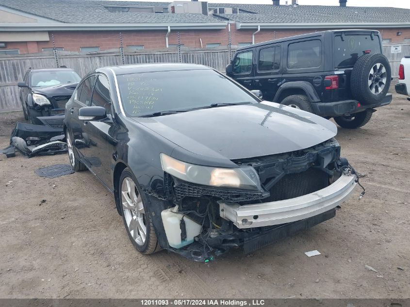 2012 Acura Tl VIN: 19UUA9F78CA802321 Lot: 12011093