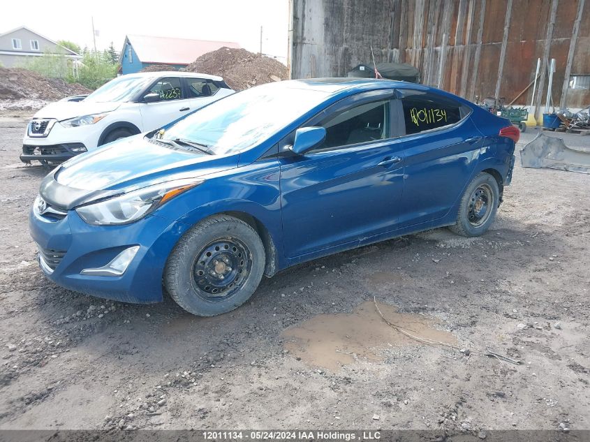 2016 Hyundai Elantra Se/Sport/Limited VIN: KMHDH4AE3GU619346 Lot: 12011134