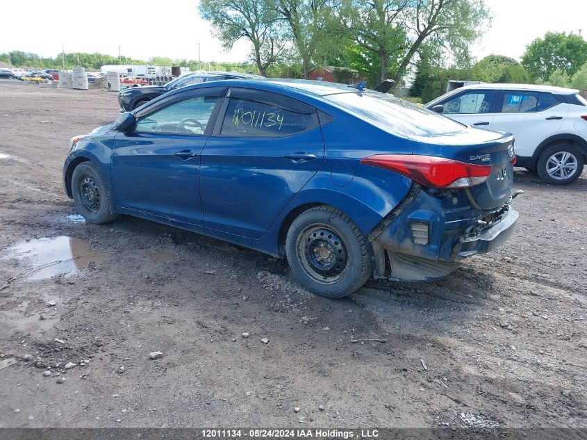 2016 Hyundai Elantra Se/Sport/Limited VIN: KMHDH4AE3GU619346 Lot: 12011134