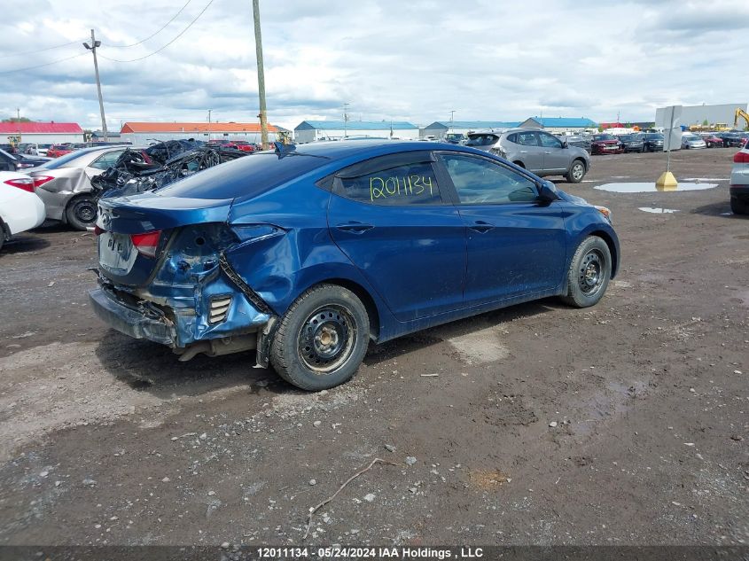 2016 Hyundai Elantra Se/Sport/Limited VIN: KMHDH4AE3GU619346 Lot: 12011134