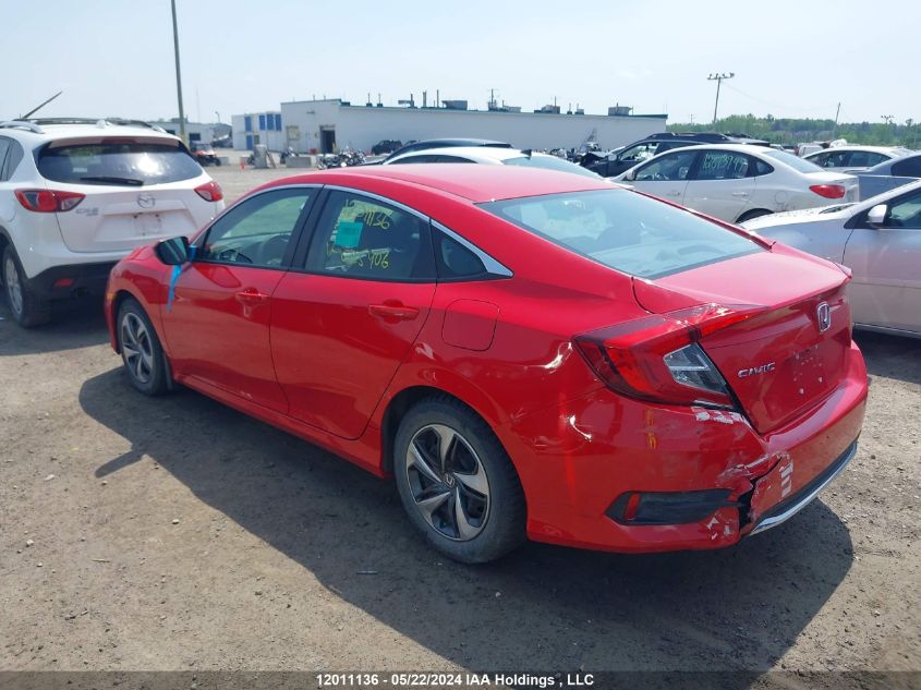 2020 Honda Civic Sedan VIN: 2HGFC2F56LH025406 Lot: 12011136