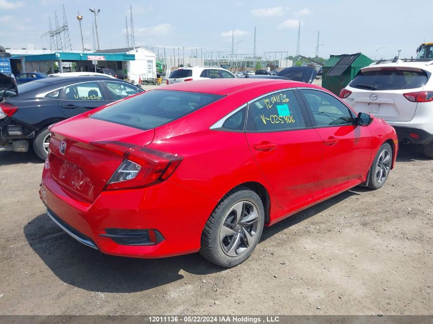 2020 Honda Civic Sedan VIN: 2HGFC2F56LH025406 Lot: 12011136