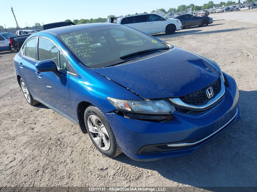 2014 Honda Civic Sedan VIN: 2HGFB2F46EH041828 Lot: 12011137